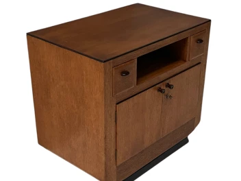 Art Deco Amsterdamse School Cabinet with Drawers by Piet Kramer, 1930s